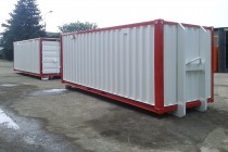 Container frame in a different colour