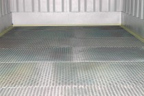 Sheet metal floor