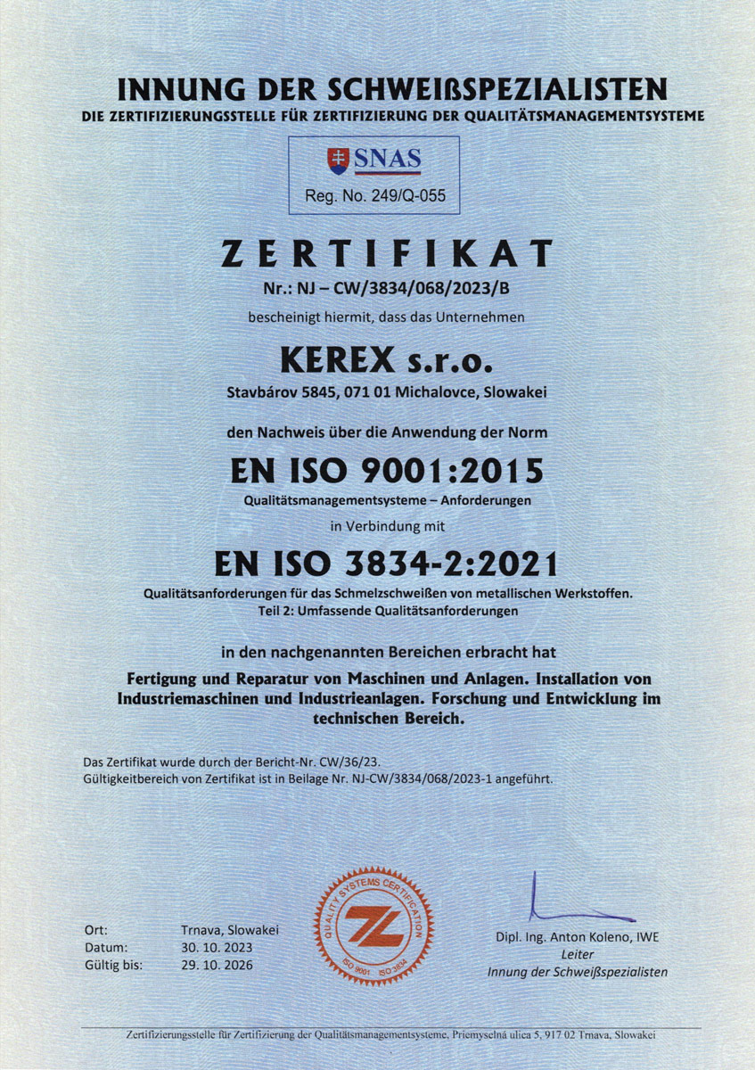 GWE Zertifikat