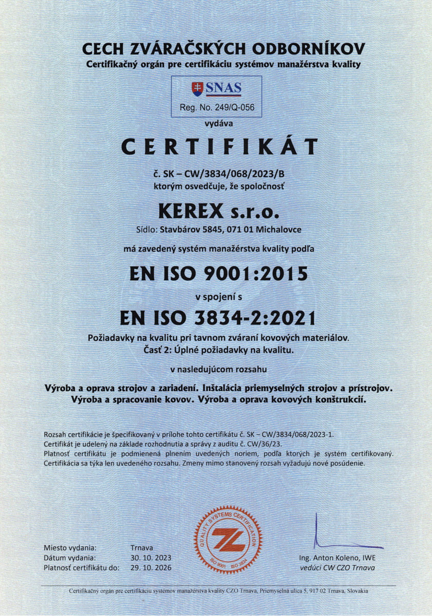 GWE Certificate